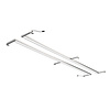 INK Verlichtingsbalk - 100x2x1cm - LED IP44 - 4200K - tbv Spiegel of Spiegelkast - Zilver