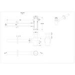 INK Versus Fonteinset - 36x18x9cm - wasbak links - 1 kraangat - Quartz beton/mat goud INK INK Versus Fonteinset - 36x18x9cm - wasbak links - 1 kraangat - Quartz beton/mat goud
