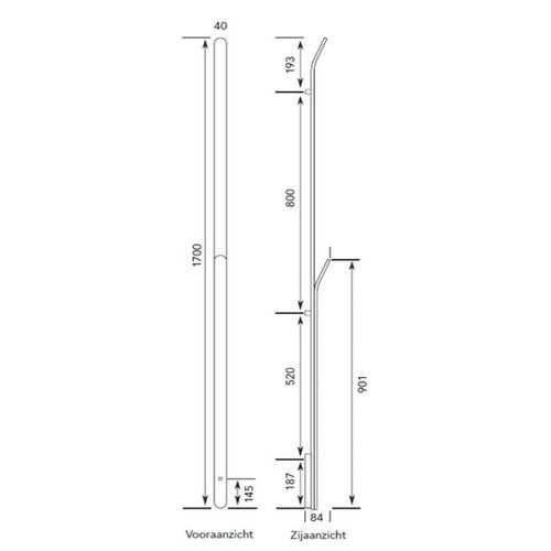 Instamat Instamat Arc Elektrische Handdoekwarmer Arc Vermogen 34 W Soft Zwart / Geborsteld