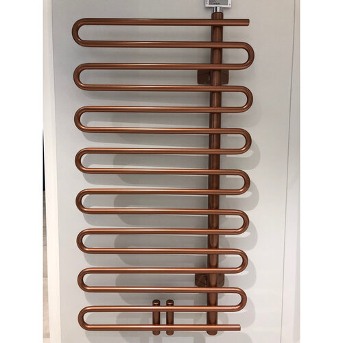 Instamat Cobra Designradiator 114x60cm collectorbuis rechts 517 watt Metallic Koper Instamat Instamat Cobra Designradiator 114x60cm collectorbuis rechts 517 watt Metallic Koper