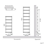 Instamat Instamat Emma Badkamerradiator H 1016 x L 400 Mm 2 Aansl. ½'' inclusief  Wandconsoles Standaard Wit