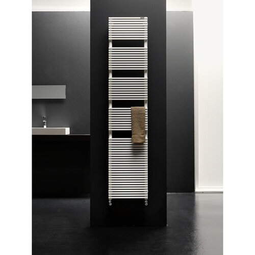 Instamat Instamat Quadro Bath Handdoekradiator, afm. H 1160 x L 600 mm, 2 aansl. ½", inclusief  wandconsoles, standaard wit