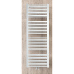 Instamat Instamat Rim Handdoekradiator, afm. H 1140 x L 600 mm, 6 aansl. ½", inclusief  wandconsoles, standaard wit