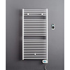 Instamat Robina Elektrische Handdoekradiator, afm. H 1285 x L 600 mm, inclusief wandconsoles, standaard wit