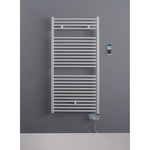 Instamat Instamat Robina Elektrische Handdoekradiator, afm. H 1885 x L 600 mm, inclusief  wandconsoles, standaard wit