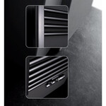 Instamat Instamat Rondo Lux Handdoekradiator, afm. H 1490 x L 607 mm, 6 aansl. ½", inclusief  wandconsoles, standaard wit