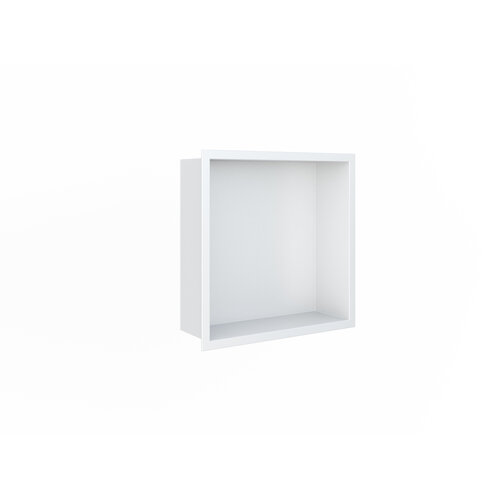 LoooX LoooX Box inbouwnis 30x30x7cm met flens wit