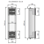 LoooX LoooX Closed inbouw closetrolhouder met reserverolhouder 5 rol Geborsteld RVS