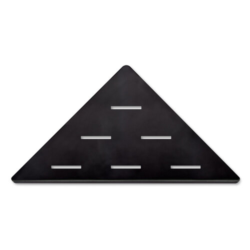 LoooX LoooX Corner Shelf hoekplanchet 30x22cm geschikt voor in doucheruimte Mat zwart