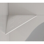 LoooX LoooX Corner Shelf hoekplanchet 30x22cm geschikt voor in doucheruimte wit