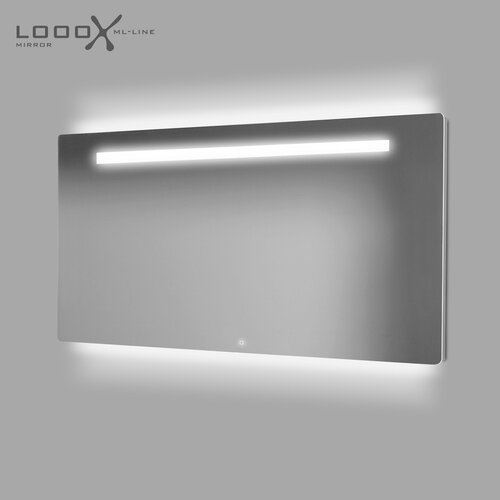 LoooX LoooX Ml line spiegel 100x70 led verlichting onder plus boven plus geintegreerd