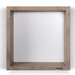 LoooX LoooX Wooden collection wand box 30x30cm met achterplaat wit eiken mat wit