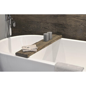 LoooX Wooden collection bath shelf raw ca 78x16x4cm massief eiken