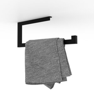 LoooX Rail Handdoekhouder - 35cm - Mat zwart