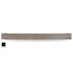 LoooX Wooden Collection shelf box 120cm met bodemplaat mat zwart eiken