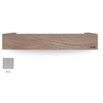 LoooX LoooX Wooden collection shelf box 60cm met bodemplaat Geborsteld RVS eiken Geborsteld RVS