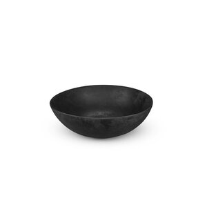 LoooX Ceramic raw opzetkom rond 40cm zwart