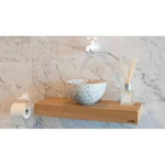 LoooX LoooX Sink Ceramic Small Waskom / fontein 23cm rond terrazzo beige