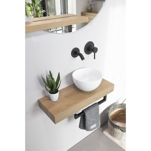 LoooX LoooX Sink Ceramic Small Waskom / fontein 23cm terrazzo grijs
