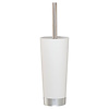 Sealskin Glossy Toiletborstel met houder Polyresin Zilver/Wit