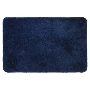 Sealskin Angora Badmat Polyester 60x90 cm Blauw