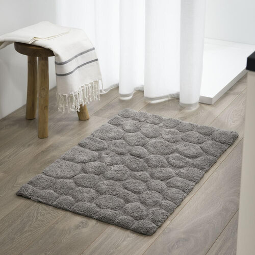 Sealskin Sealskin Pebbles Badmat Katoen 60x90 cm Grijs