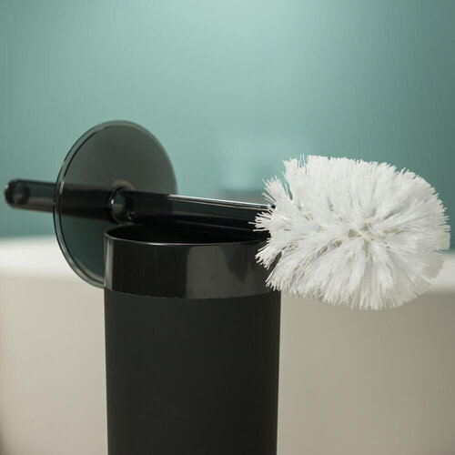 Sealskin Sealskin Bloom Toiletborstel met houder ABS Zwart