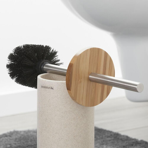 Sealskin Sealskin Grace Toiletborstel met houder Polyresin Zand