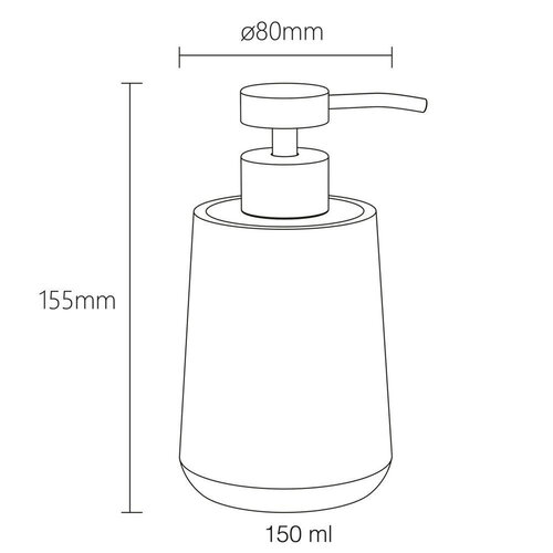 Sealskin Sealskin Earth Badkamerset - Zeepdispenser 150 ml - Tandenborstelbeker - Eiken