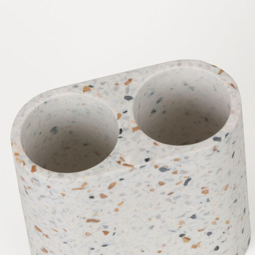 Sealskin Sealskin Blend Tandenborstelhouder dubbel vrijstaand Terrazzo