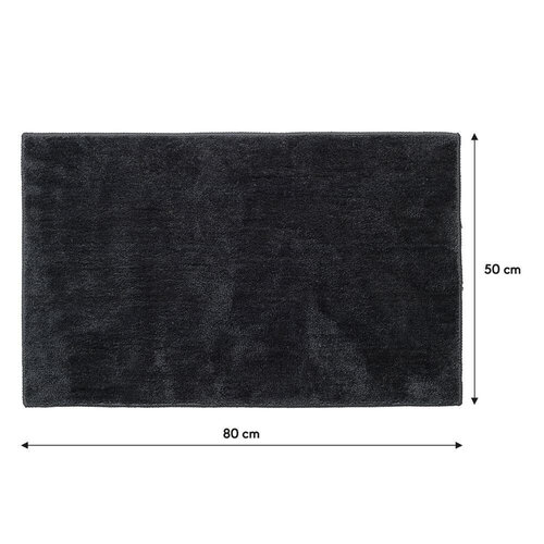 Sealskin Sealskin Doux Badmat 50x80 cm Polyester Donkergrijs