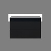 Wastafelblad Tieme mat zwart 80cm