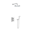 Hotbath Get together Regendoucheset IBS2A | Chroom | 3 Standen Handdouche | 30cm Hoofddouche | Wandarm 35cm | Handdouche met wandhouder