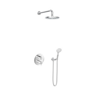 Hotbath Get together Regendoucheset IBS2RA | Chroom | 3 Standen Handdouche | 20cm Hoofddouche | Wandarm 35cm | Handdouche met wandhouder