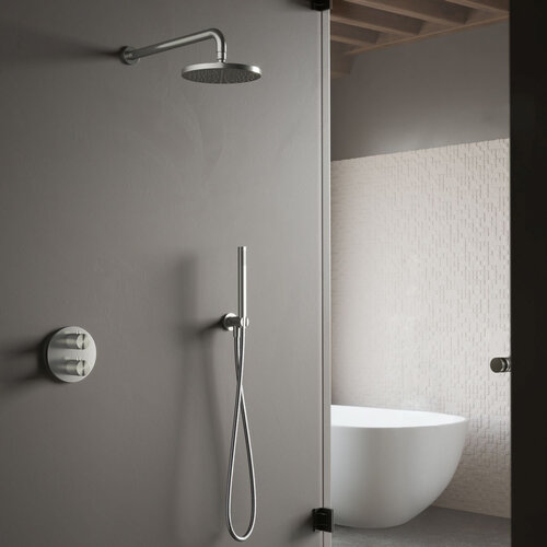 Hotbath Archie Regendoucheset IBS30A | RVS316 | Staaf handdouche | 20cm Hoofddouche | Wandarm HotBath Hotbath Archie Regendoucheset IBS30A | RVS316 | Staaf handdouche | 20cm Hoofddouche | Wandarm