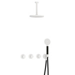 Hotbath Cobber Regendoucheset IBS70 | Mat Wit | Ronde handdouche | 20cm Hoofddouche | 15cm Plafondbuis | Handouche met wandhouder HotBath Hotbath Cobber Regendoucheset IBS70 | Mat Wit | Ronde handdouche | 20cm Hoofddouche | 15cm Plafondbuis | Handouche met wandhouder