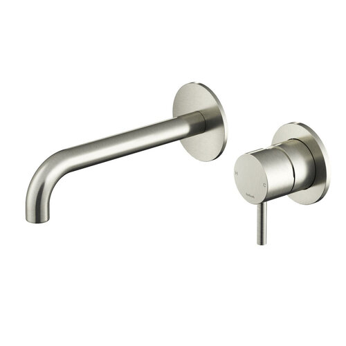 HotBath Archie afbouwdeel inbouw wastafelmengkraan 18cm RVS HotBath HotBath Archie afbouwdeel inbouw wastafelmengkraan 18cm RVS