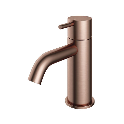 HotBath Cobber | laag | Gebogen uitloop | Geborsteld koper PVD HotBath HotBath Cobber | laag | Gebogen uitloop | Geborsteld koper PVD