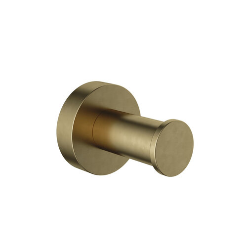 HotBath Cobber handdoekhaak Geborsteld messing HotBath HotBath Cobber handdoekhaak Geborsteld messing