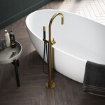 HotBath Cobber X badmengkraan Geborsteld messing pvd HotBath HotBath Cobber X badmengkraan Geborsteld messing pvd