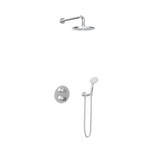 HotBath Hotbath Get together Regendoucheset IBS1A | Chroom | 3 Standen Handdouche | 20cm Hoofddouche | Wandarm 35cm | Handdouche met wandhouder