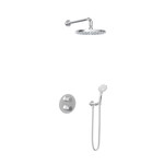 HotBath Hotbath Get together Regendoucheset IBS1A | Chroom | 3 Standen Handdouche | 30cm Hoofddouche | Wandarm 35cm | Handdouche met wandhouder