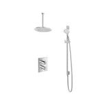 HotBath Hotbath Get together Regendoucheset IBS2A | Chroom | 3 Standen Handdouche | 30cm Hoofddouche | Plafondbuis 30cm | Handdouche met wandhouder