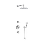 HotBath Hotbath Get together Regendoucheset IBS2R | Chroom | 3 Standen Handdouche | 30cm Hoofddouche | Wandarm 35cm | Handdouche met wandhouder