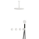 Hotbath Cobber Regendoucheset IBS70 | Mat Wit | Ronde handdouche | 30cm Hoofddouche | 15cm Plafondbuis | Handouche met wandhouder HotBath Hotbath Cobber Regendoucheset IBS70 | Mat Wit | Ronde handdouche | 30cm Hoofddouche | 15cm Plafondbuis | Handouche met wandhouder