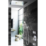 HotBath Mate inbouwhoofddouche vierkant 50x50cm nikkel Geborsteld HotBath HotBath Mate inbouwhoofddouche vierkant 50x50cm nikkel Geborsteld