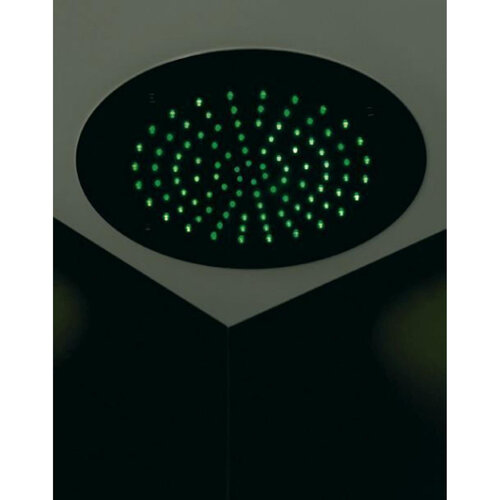 HotBath HotBath Mate inbouwhoofddouche met LED verlichting rond 38cm Chroom