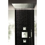 HotBath Mate inbouwhoofddouche vierkant 30x30cm nikkel Geborsteld HotBath HotBath Mate inbouwhoofddouche vierkant 30x30cm nikkel Geborsteld