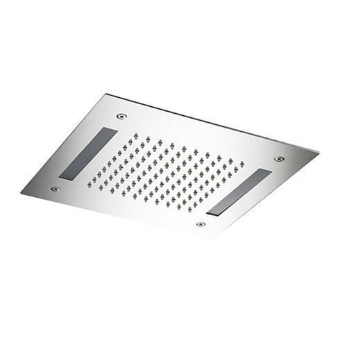 HotBath HotBath Mate inbouwhoofddouche vierkant 30x30cm met LED verlichting en watersensor Chroom