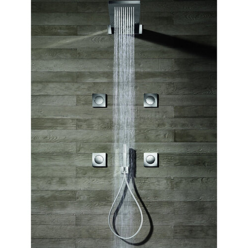 HotBath Mate hoofddouche 16.5x53.7cm rechthoek met cascade Chroom HotBath HotBath Mate hoofddouche 16.5x53.7cm rechthoek met cascade Chroom
